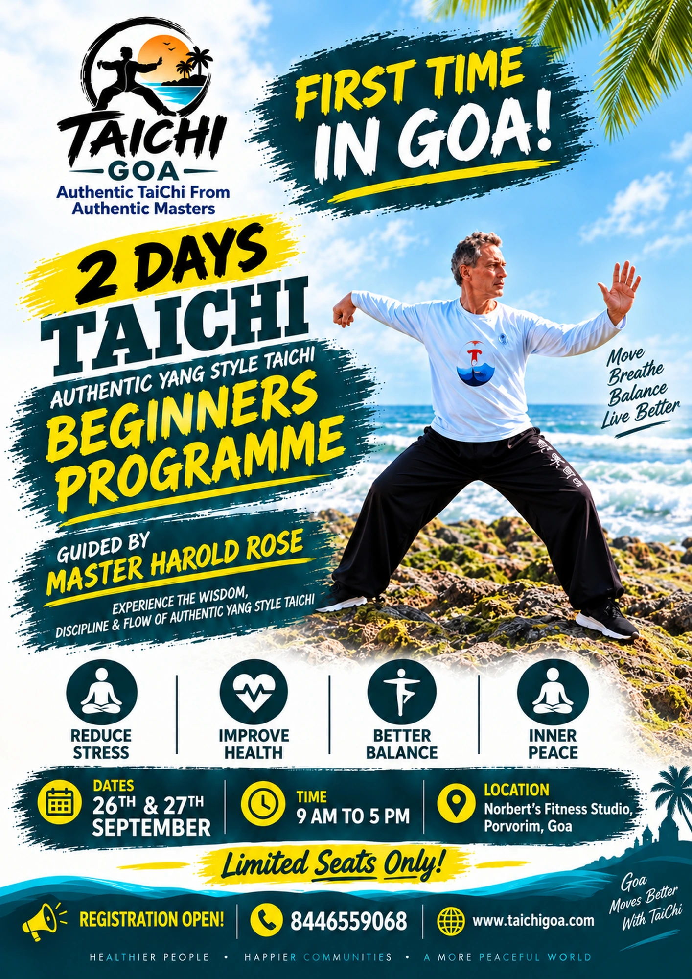2-Day Taichi Goa — official event banner